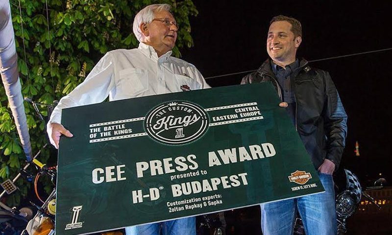 A magyar Harley-Davidson szakmai első hely Prágában