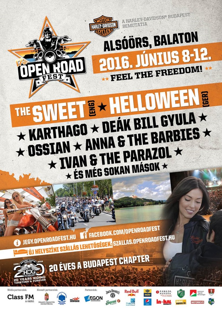 17Open Road Fest plakát